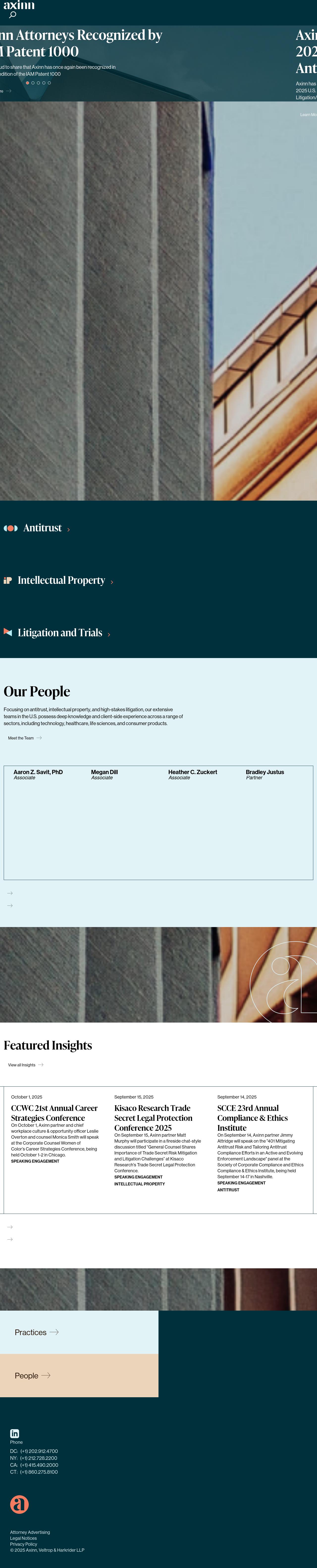 Axinn, Veltrop & Harkrider LLP - Washington DC Lawyers
