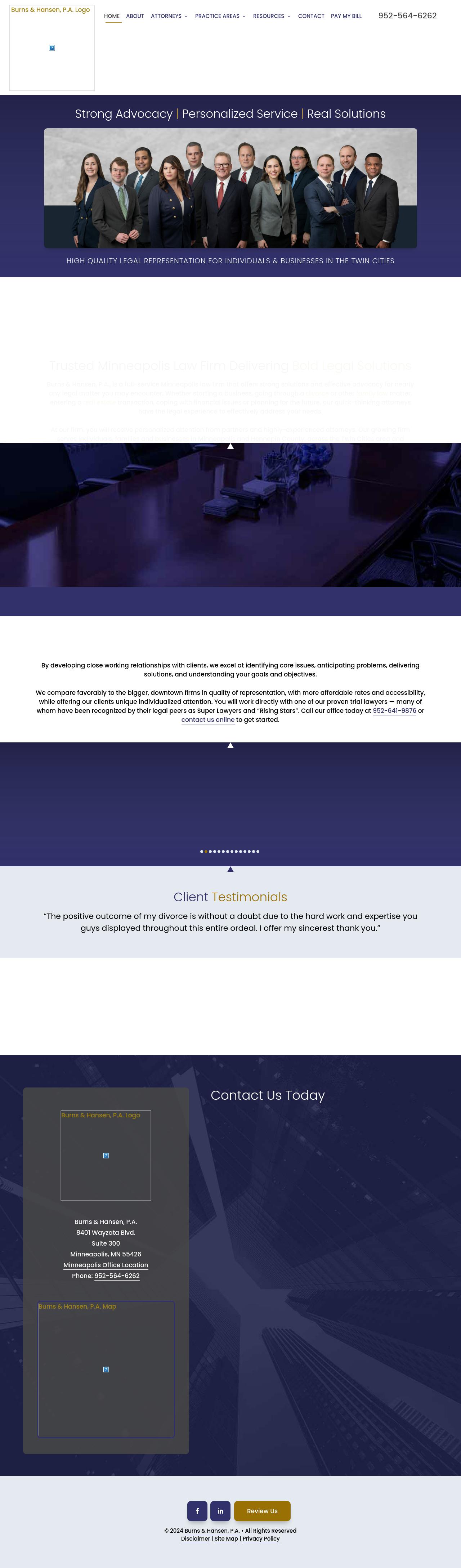 Burns & Hansen, P.A. - Minneapolis MN Lawyers