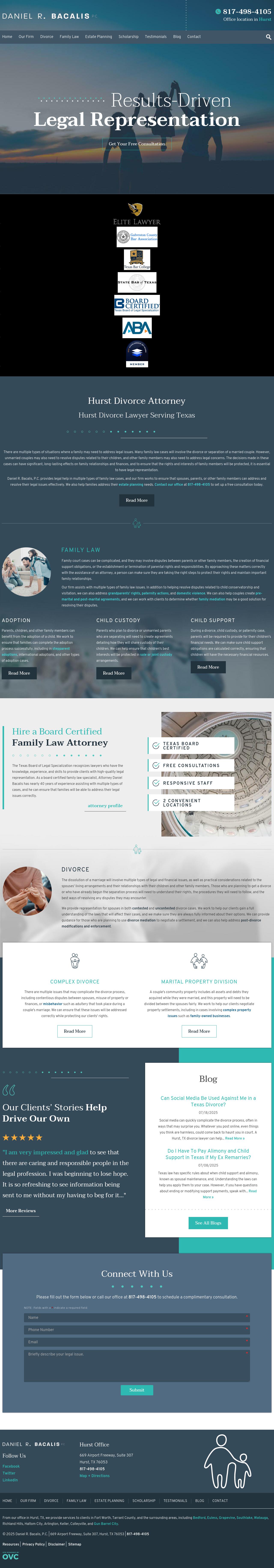 Daniel R. Bacalis, P.C. - League City TX Lawyers