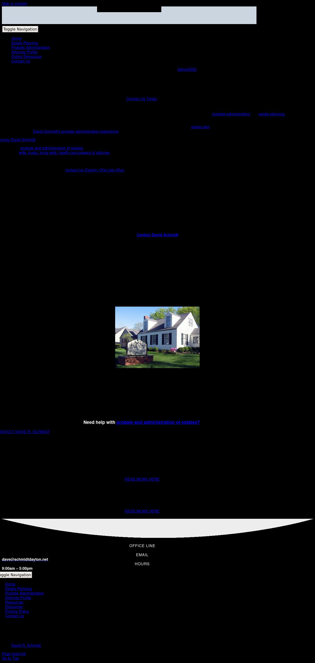 David R. Schmidt - Dayton OH Lawyers