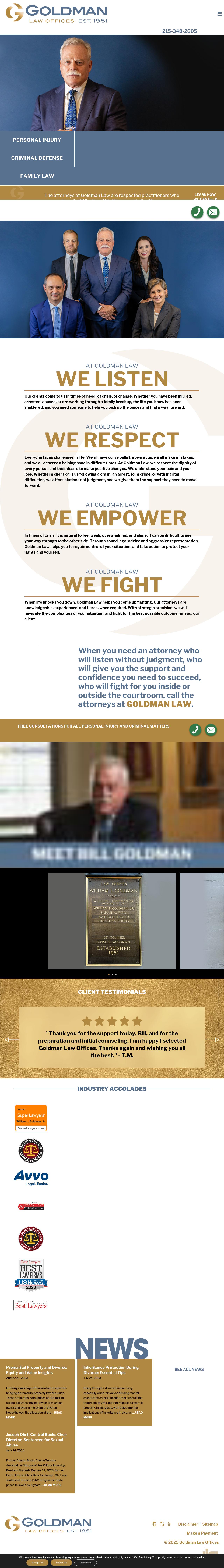 Goldman Law Offices - Doylestown PA Lawyers
