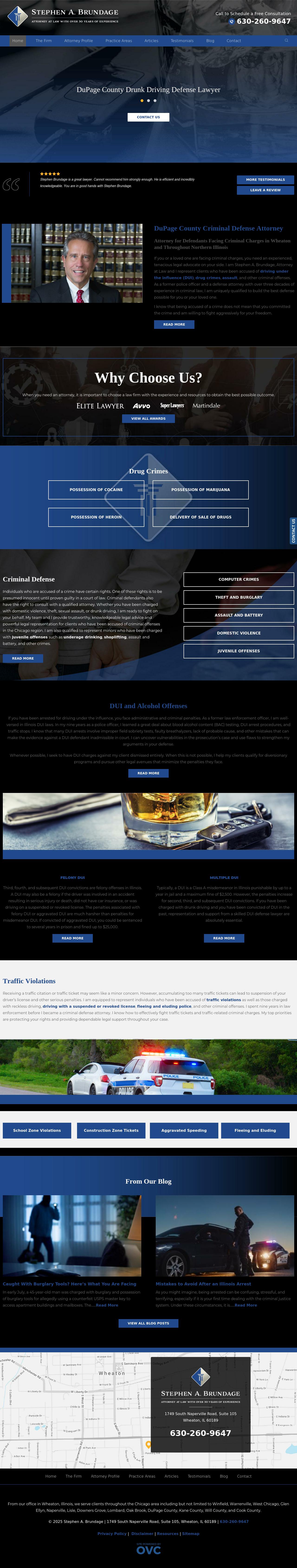 Law Office of Stephen A. Brundage - Wheaton IL Lawyers