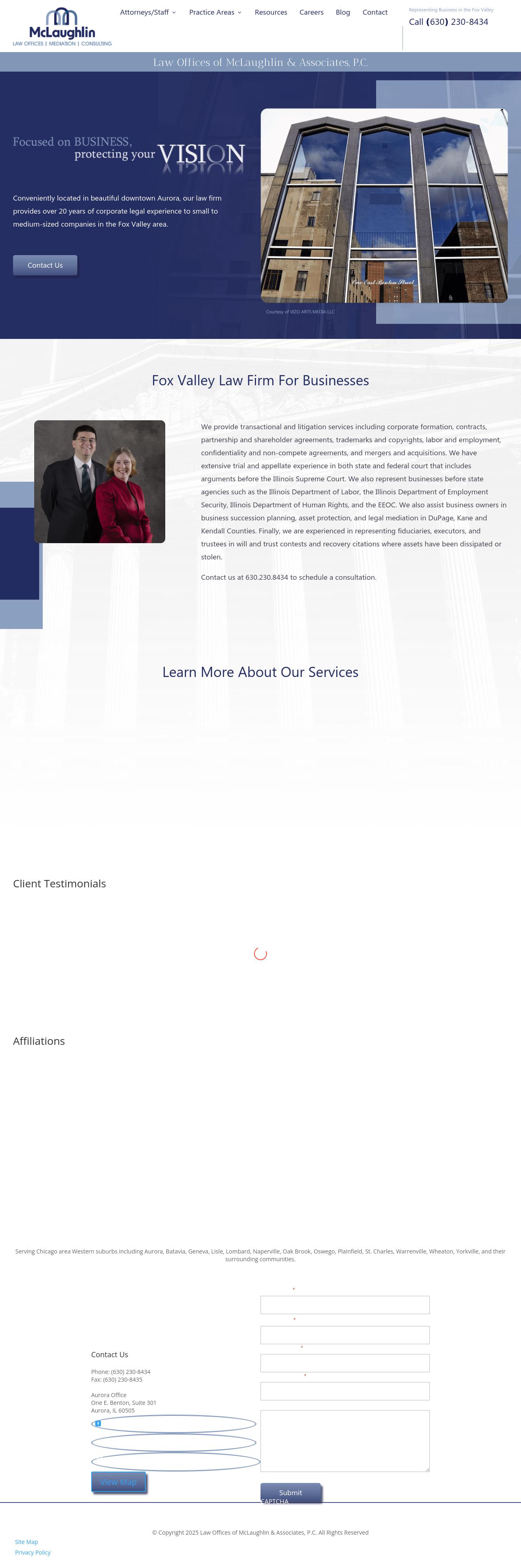 Law Offices of McLaughlin and Associates, P.C. - Aurora IL Lawyers