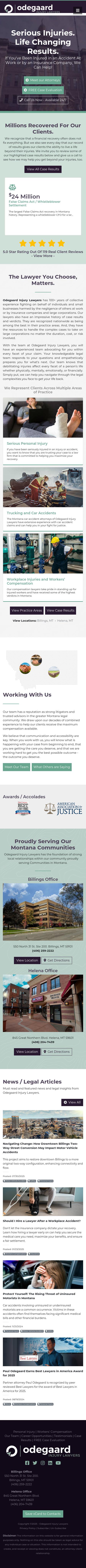 Odegaard Injury Lawyers - Billings MT Lawyers
