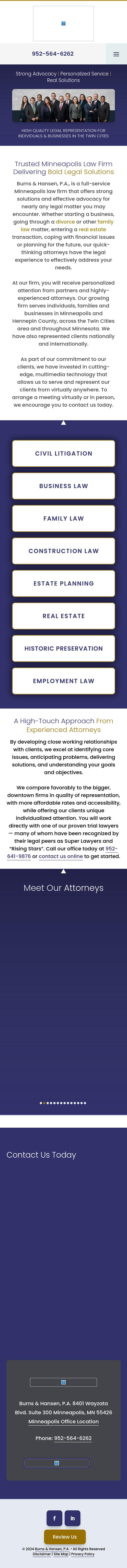 Burns & Hansen, P.A. - Minneapolis MN Lawyers