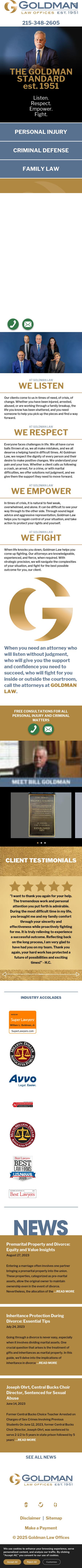 Goldman Law Offices - Doylestown PA Lawyers