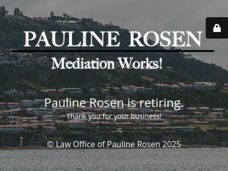 Law & Mediation Offices of Pauline Rosen - Manhattan Beach CA Lawyers