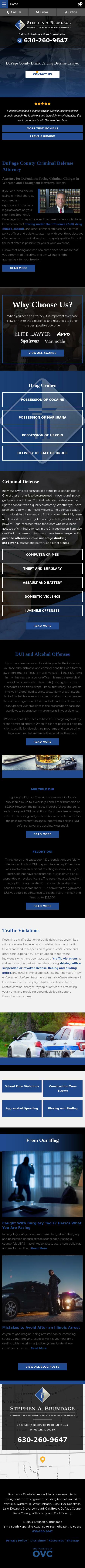 Law Office of Stephen A. Brundage - Wheaton IL Lawyers