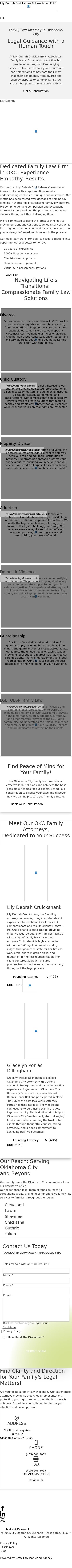 Lily Debrah Cruickshank & Associates, PLLC - Oklahoma City OK Lawyers