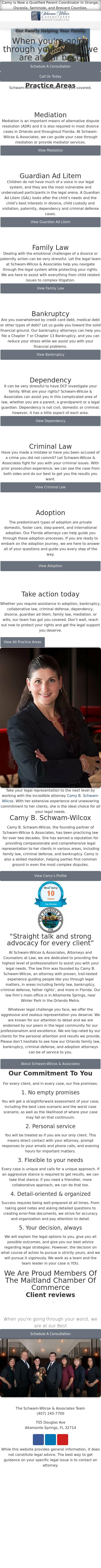 Schwam-Wilcox & Associates, Attorneys and Counselors at Law - Kissimmee FL Lawyers