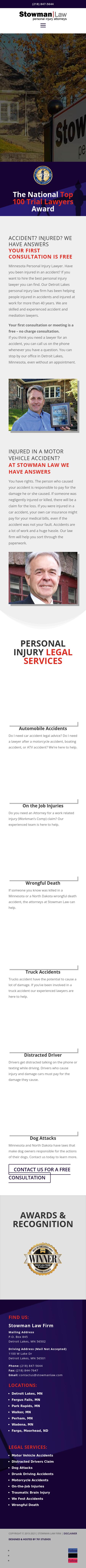 Stowman Law Firm, P.A. - Detroit Lakes MN Lawyers