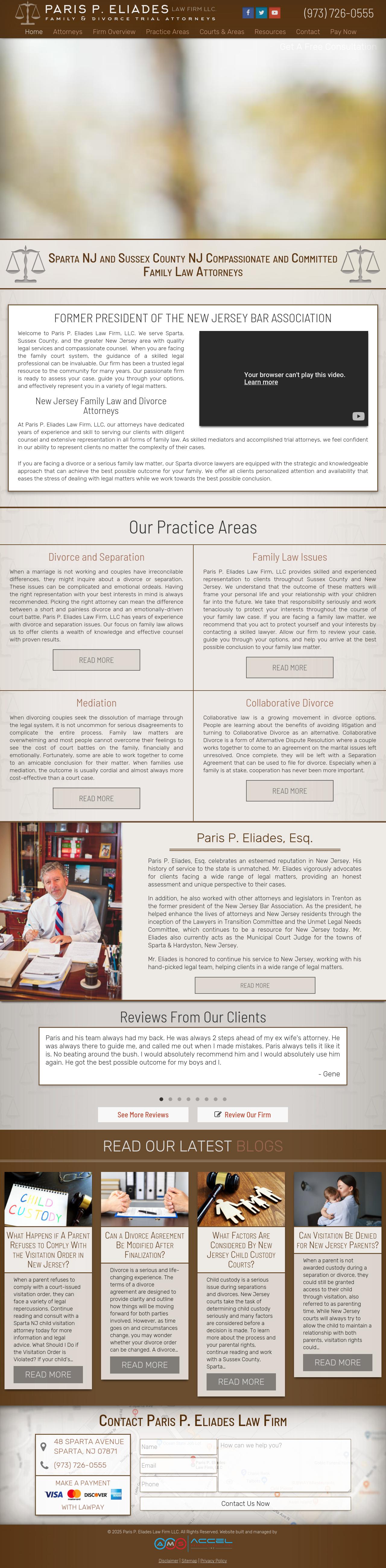Paris P. Eliades Law Firm LLC - Sparta NJ Lawyers