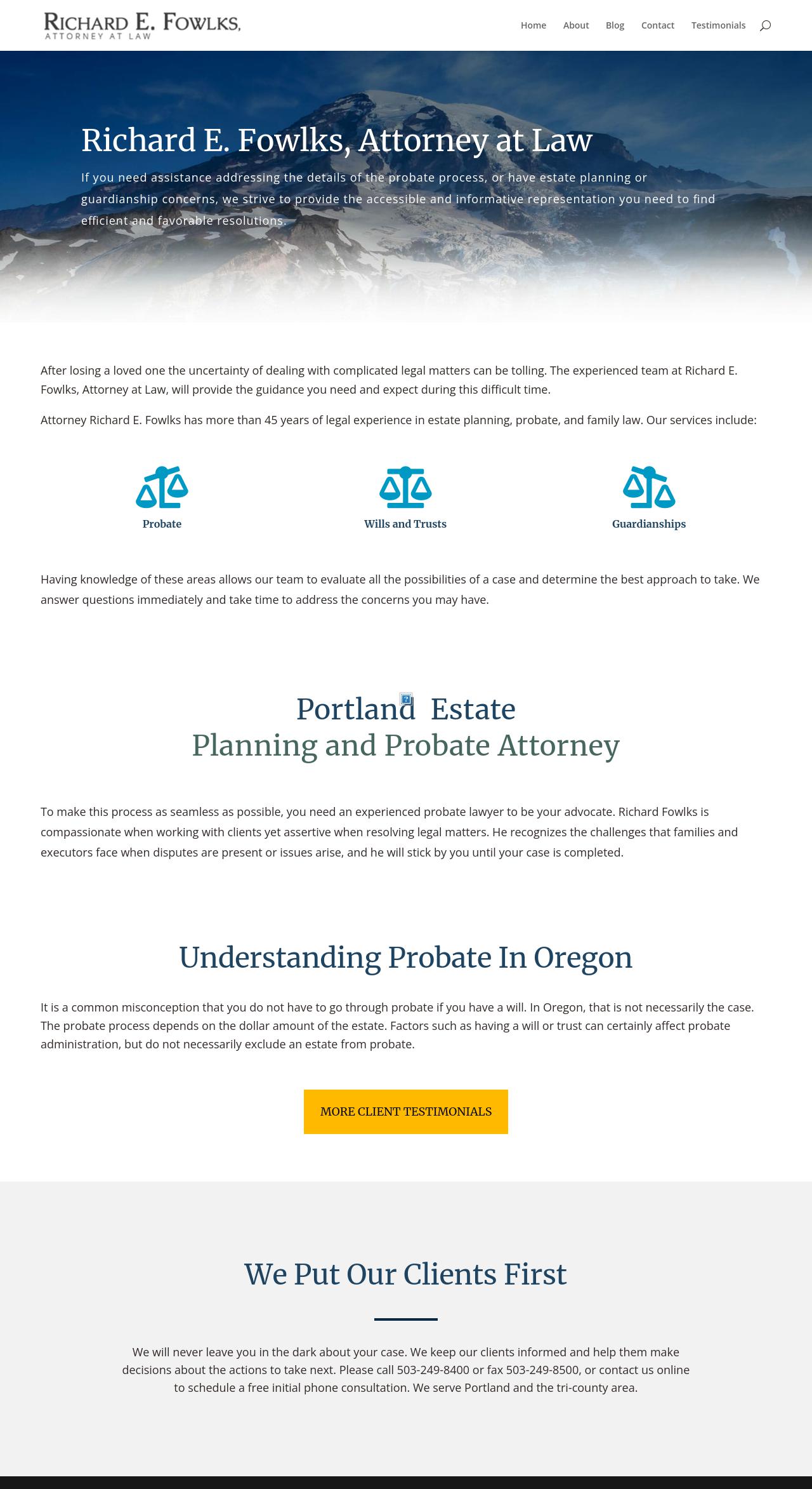 Richard E. Fowlks, Attorney at Law - Portland OR Lawyers