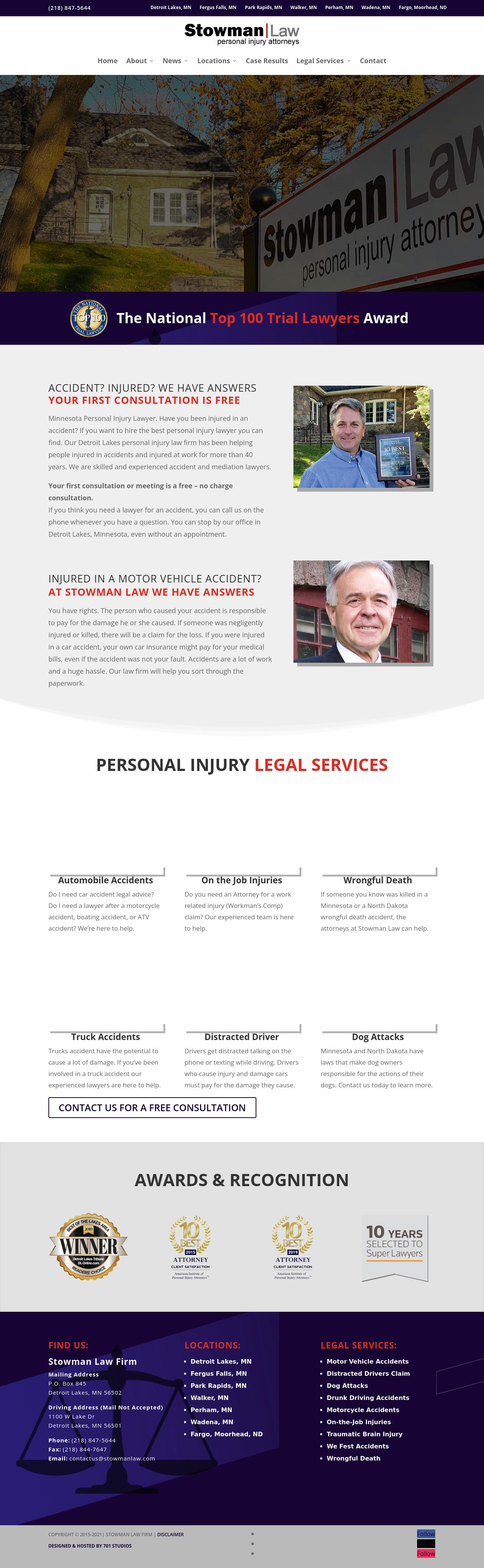 Stowman Law Firm, P.A. - Detroit Lakes MN Lawyers