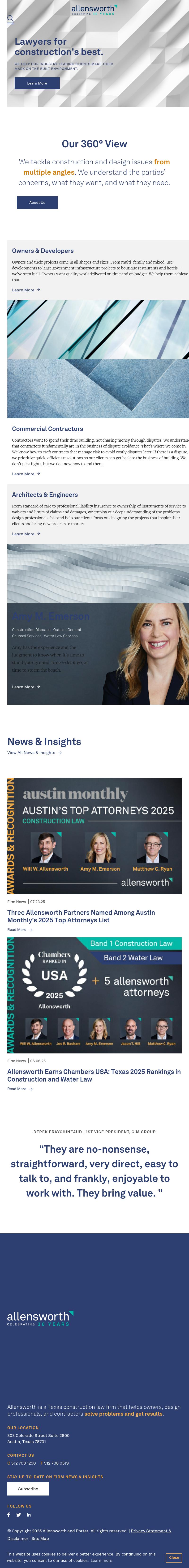 Allensworth and Porter, L.L.P. - Austin TX Lawyers