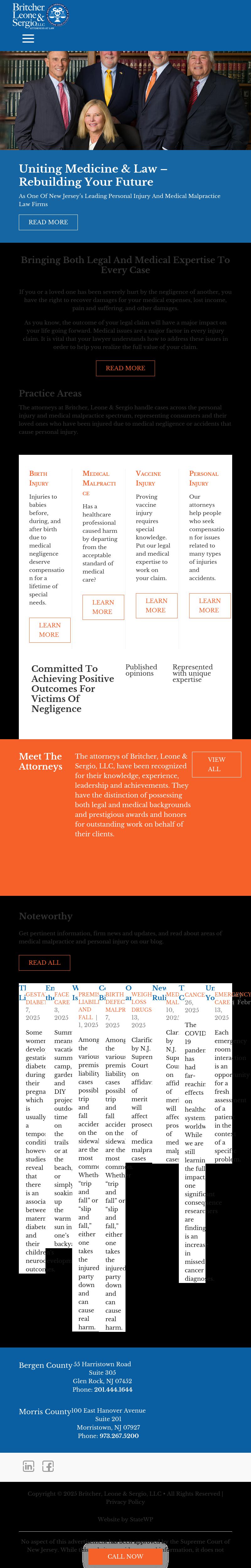 Britcher Leone & Roth LLC - Glen Rock NJ Lawyers