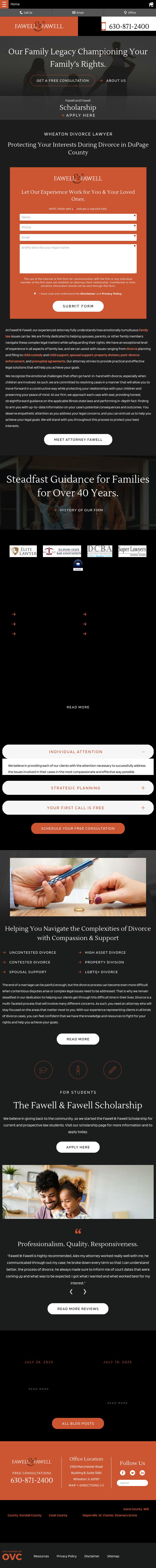 Fawell & Fawell, Ltd. - Wheaton IL Lawyers