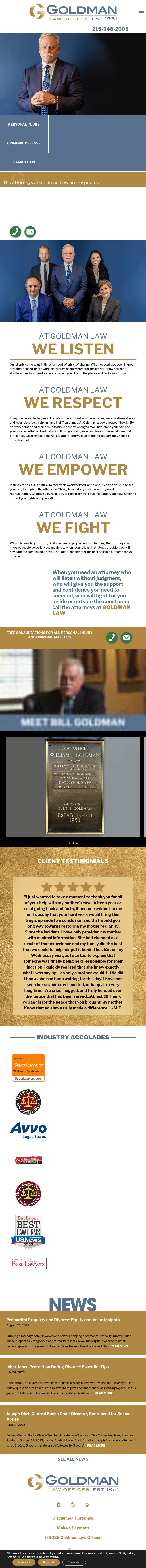 Goldman Law Offices - Doylestown PA Lawyers