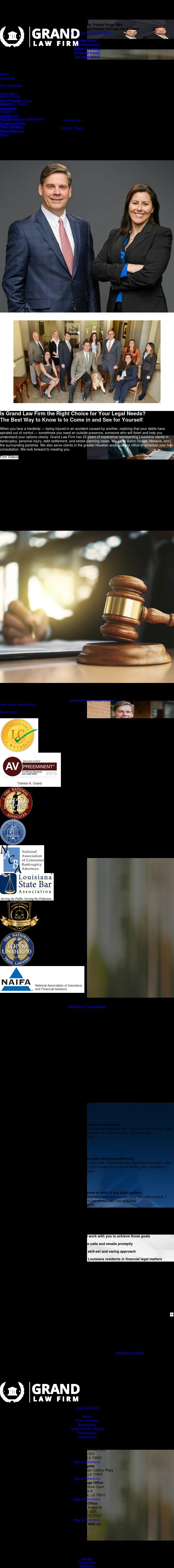 Grand Law Firm - Baton Rouge LA Lawyers