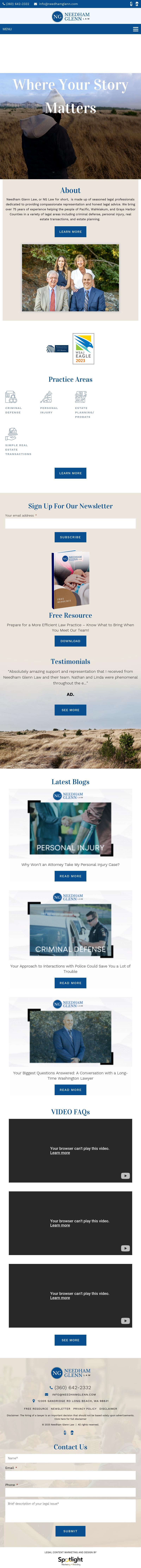 Guy M. Glenn - Long Beach WA Lawyers