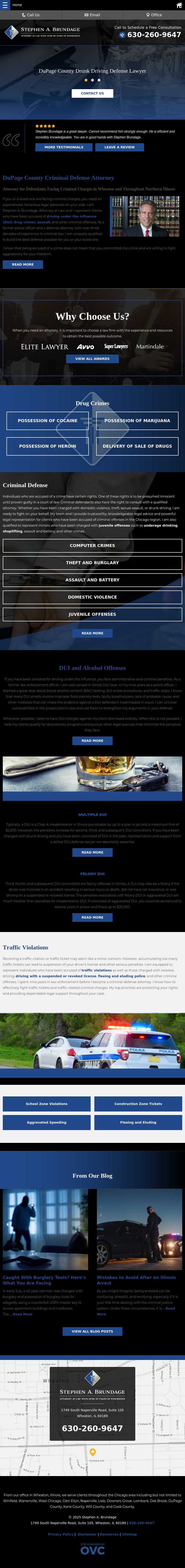 Law Office of Stephen A. Brundage - Wheaton IL Lawyers