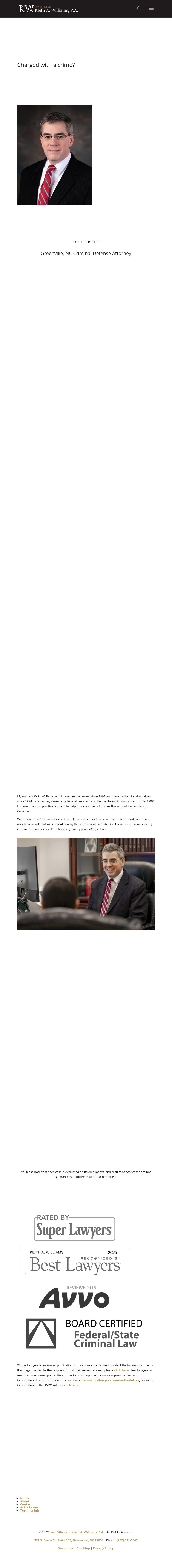 Law Offices of Keith A. Williams, P.A. - Greenville NC Lawyers