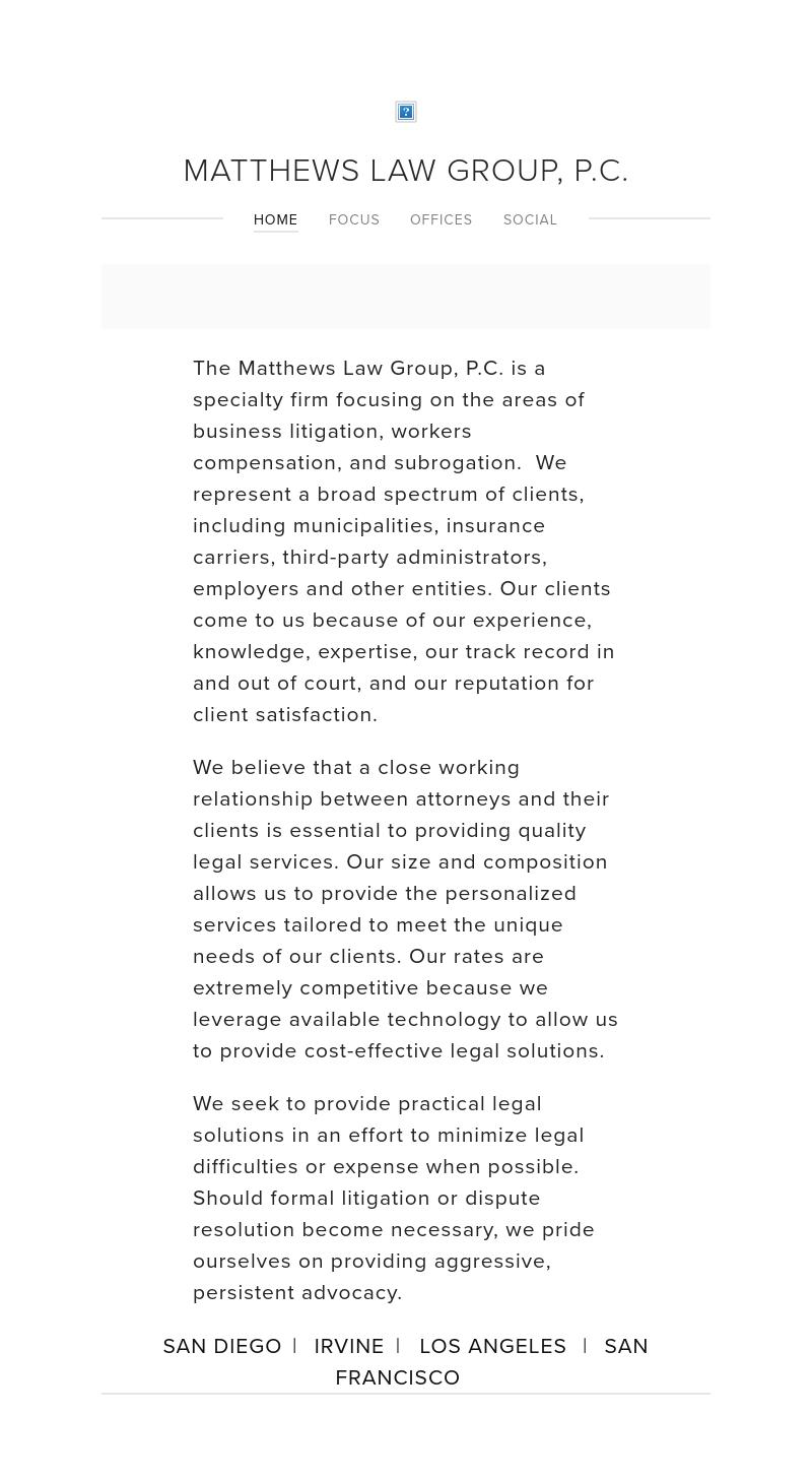 Matthews Law Group, P.C. - Dallas TX Lawyers