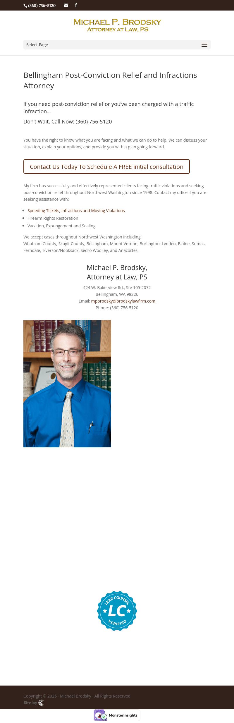 Michael P. Brodsky - Bellingham WA Lawyers