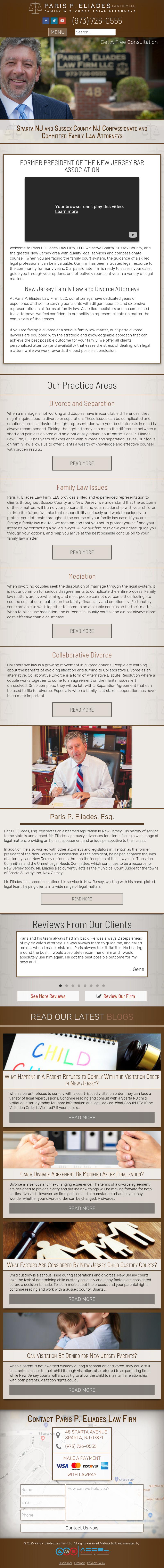 Paris P. Eliades Law Firm LLC - Sparta NJ Lawyers