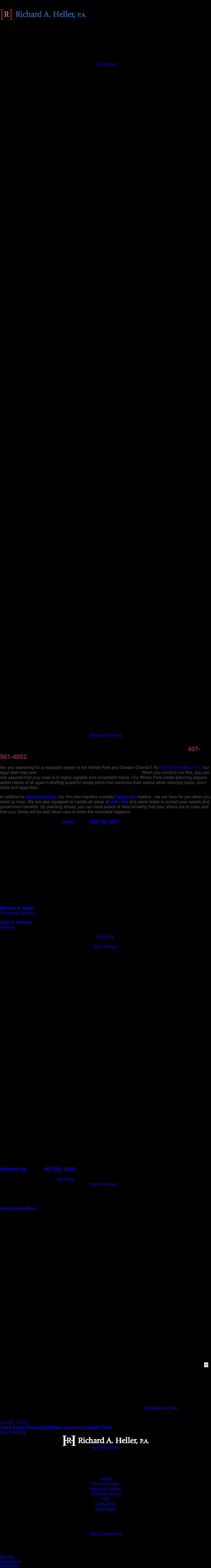Richard A. Heller, P.A. - Orlando FL Lawyers