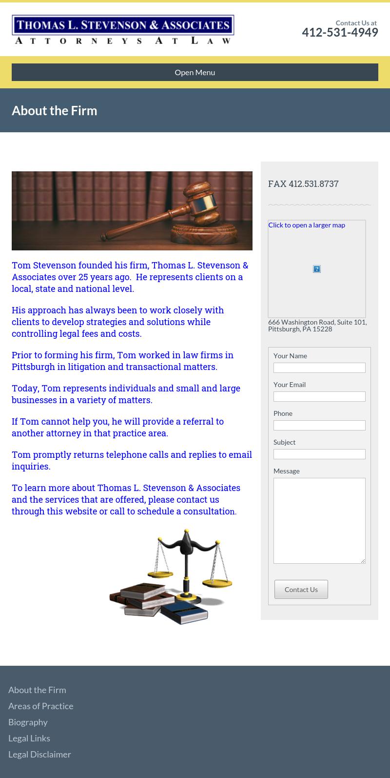 Thomas L. Stevenson & Associates - Pittsburgh PA Lawyers