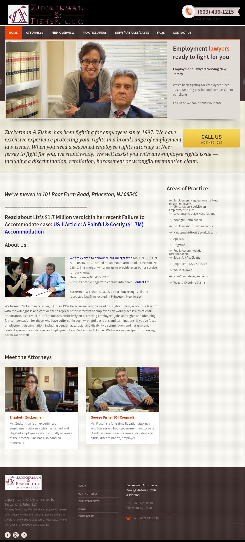 Zuckerman & Fisher, L.L.C. - Princeton NJ Lawyers