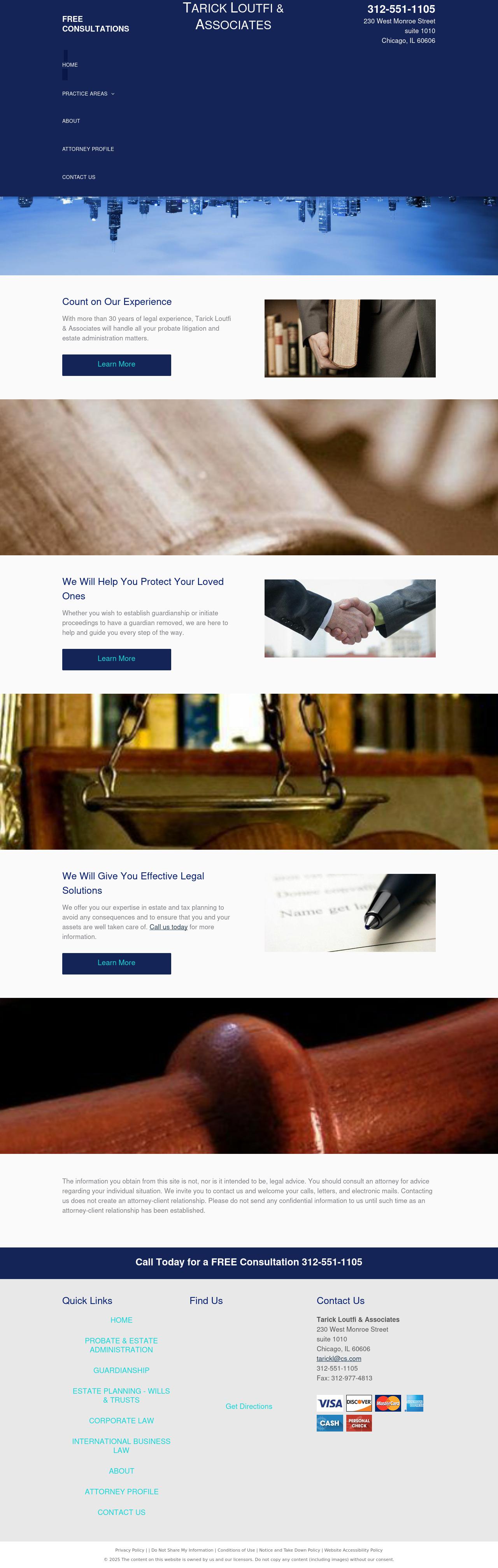 Tarick Loutfi Attorney at Law - Chicago IL Lawyers