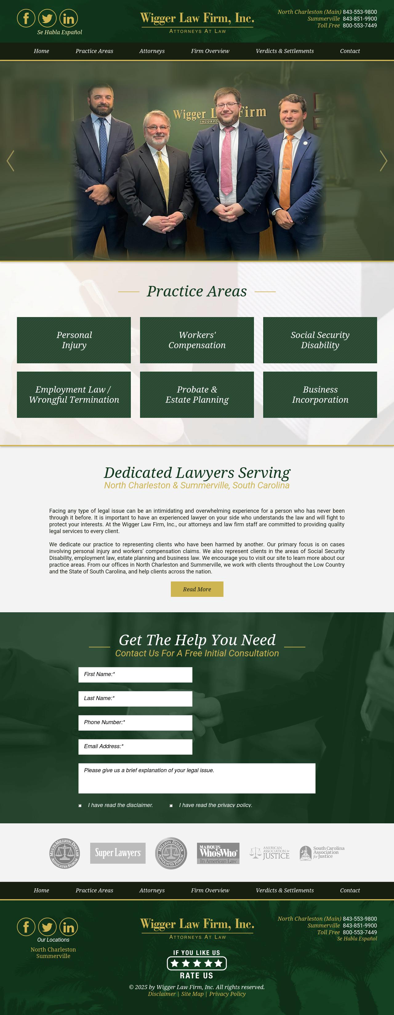 Wigger Law Firm, Inc. - Summerville SC Lawyers